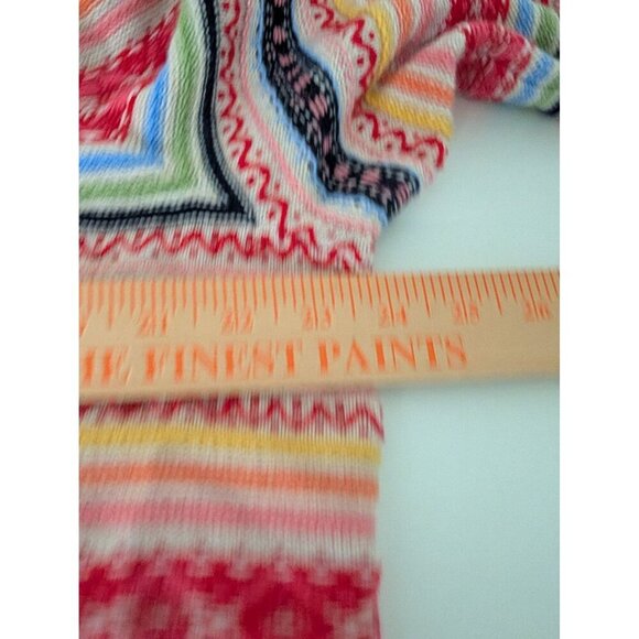 Talbots Fair Isle Sweater Womens Petite Size 2X Beige Colorful Lambswool Blend - Picture 11 of 12